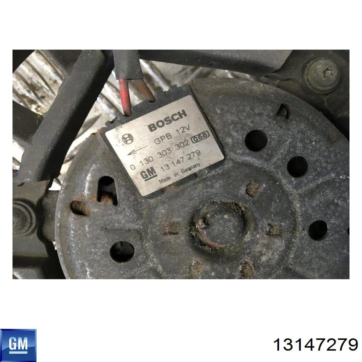 Do koszyka 13147279 General Motors Wentylator elektryczny układu chłodzenia kompletny (silnik+wirnik)