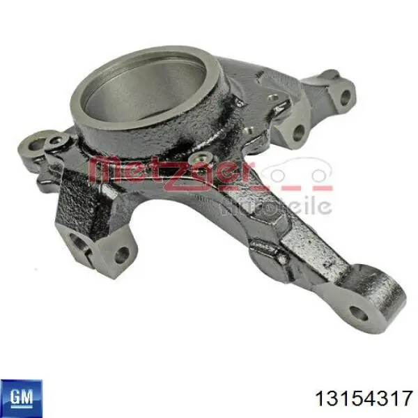 Czop (zwrotnica) przedni lewy 13154317 General Motors