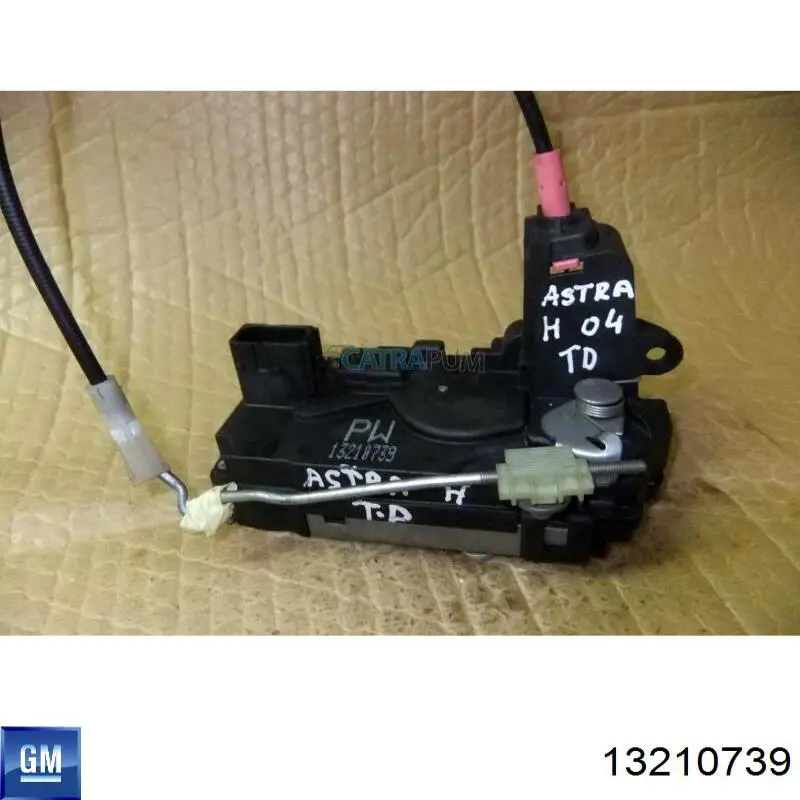 13210739 General Motors Zamek drzwi tylnych prawych