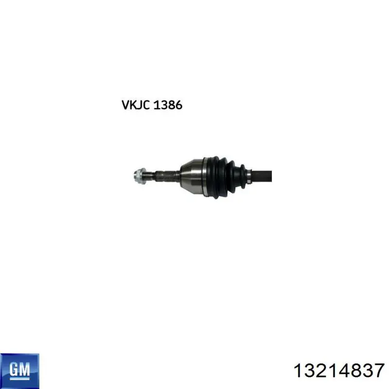 Półoś napędowa przednia prawa 93169663 General Motors