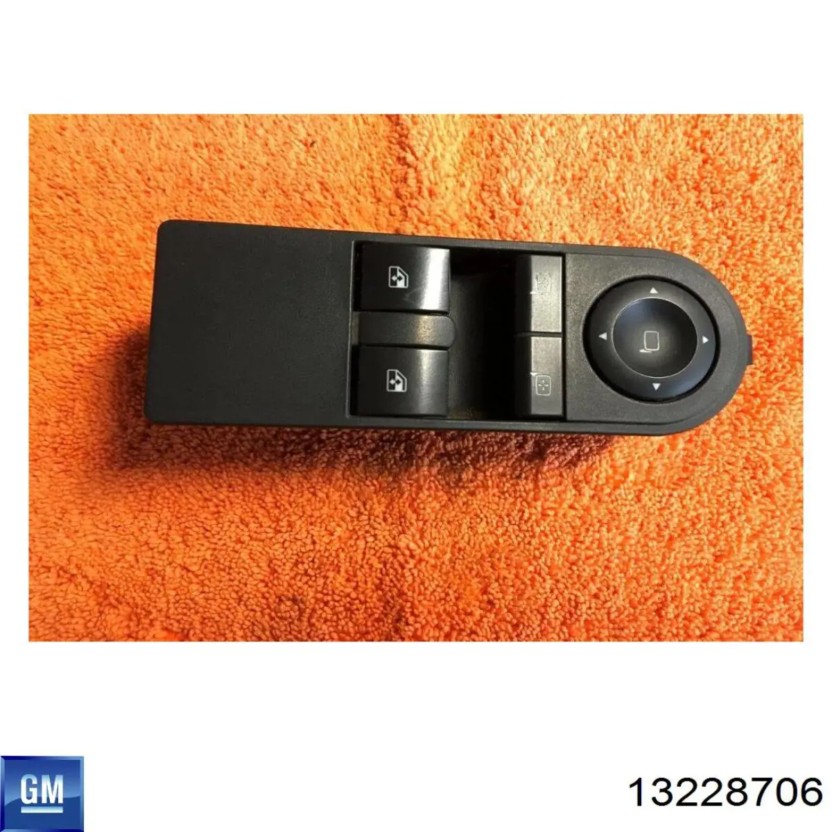 13228706 General Motors Panel przyciskowy sterowania podnośnikiem szyby przedni lewy
