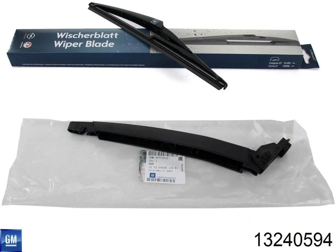 Pióro wycieraczki szyby tylnej General Motors 13240594 cena, od 7,63 USD
