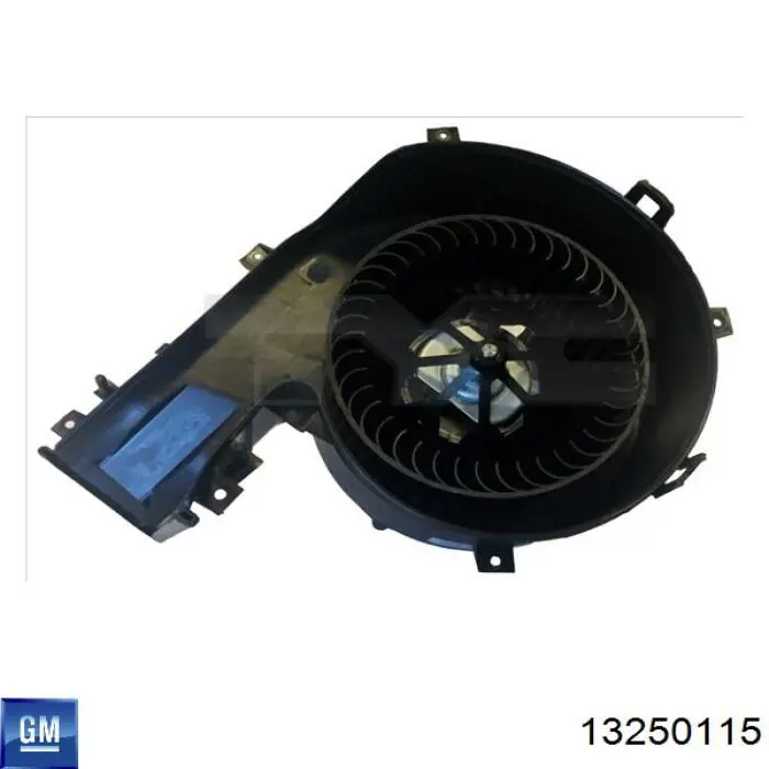 Silniczek wentylatora nagrzewnicy (ogrzewacza wnętrza) General Motors 13250115 cena, od 108,69 USD