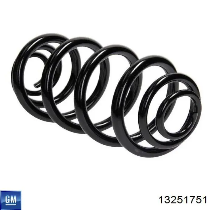 Do koszyka 13251751 General Motors Sprężyna tylna