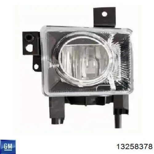 13258378 General Motors Lampa przeciwmgielna lewa