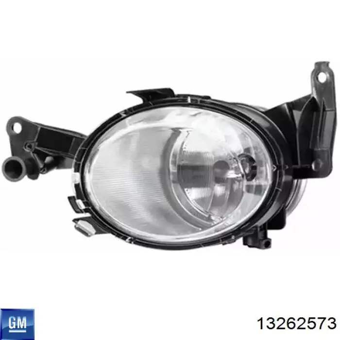Do koszyka 13262573 General Motors Lampa przeciwmgielna lewa