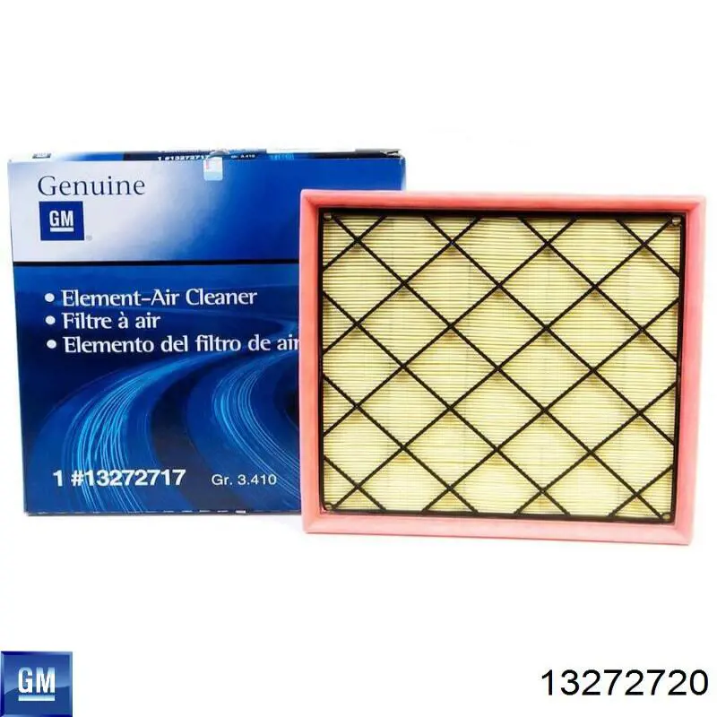 Do koszyka 13272720 General Motors Filtr powietrza