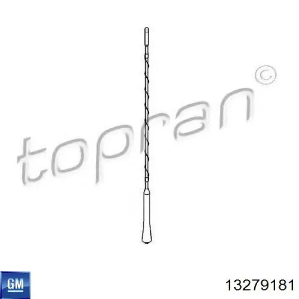 Pręt anteny General Motors 13279181 cena, od 6,97 USD