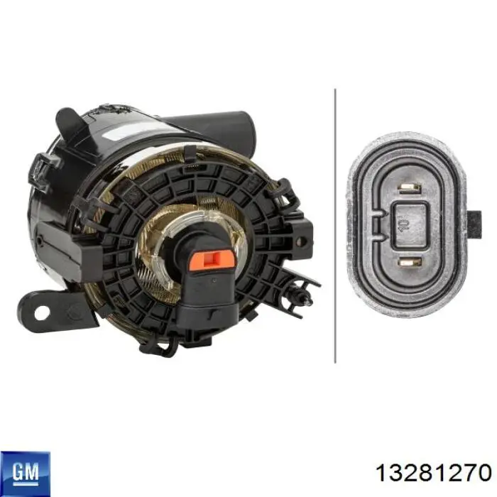 13281270 General Motors Lampa przeciwmgielna lewa