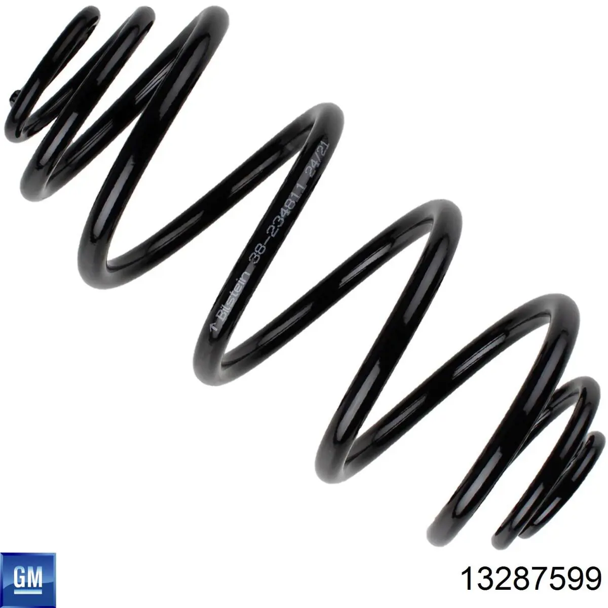 Do koszyka 13287599 General Motors Sprężyna tylna