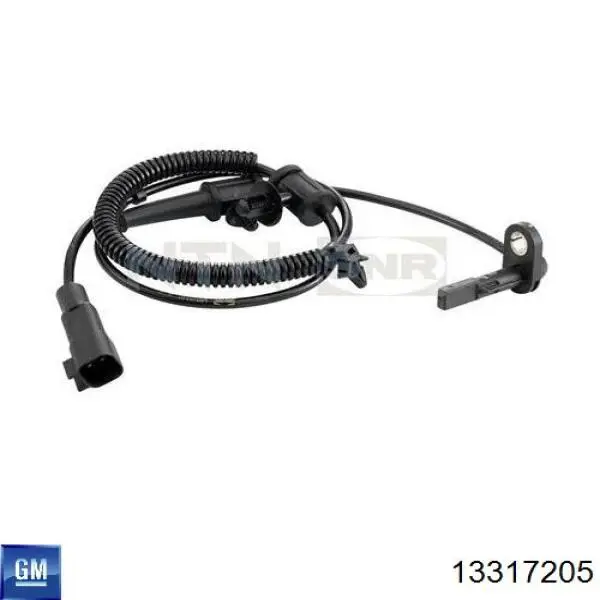 13317205 General Motors Czujnik ABS tylny