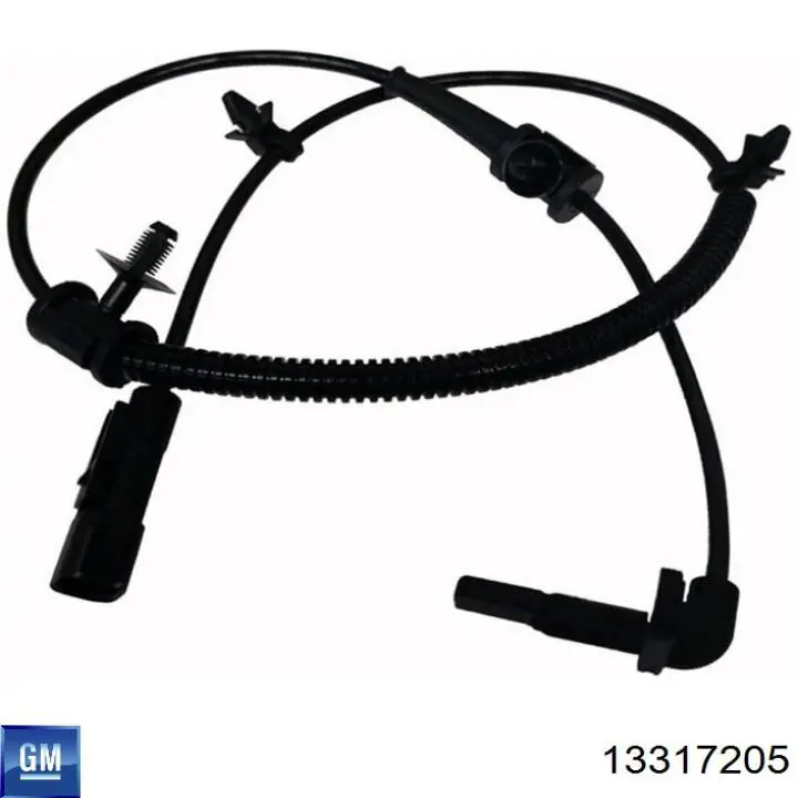 Czujnik ABS tylny General Motors 13317205