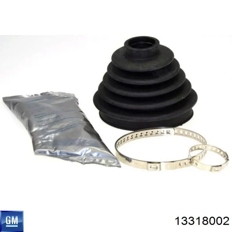 Do koszyka 13318002 General Motors Osłona przegubu homokinetycznego półosi przedniej zewnętrzna