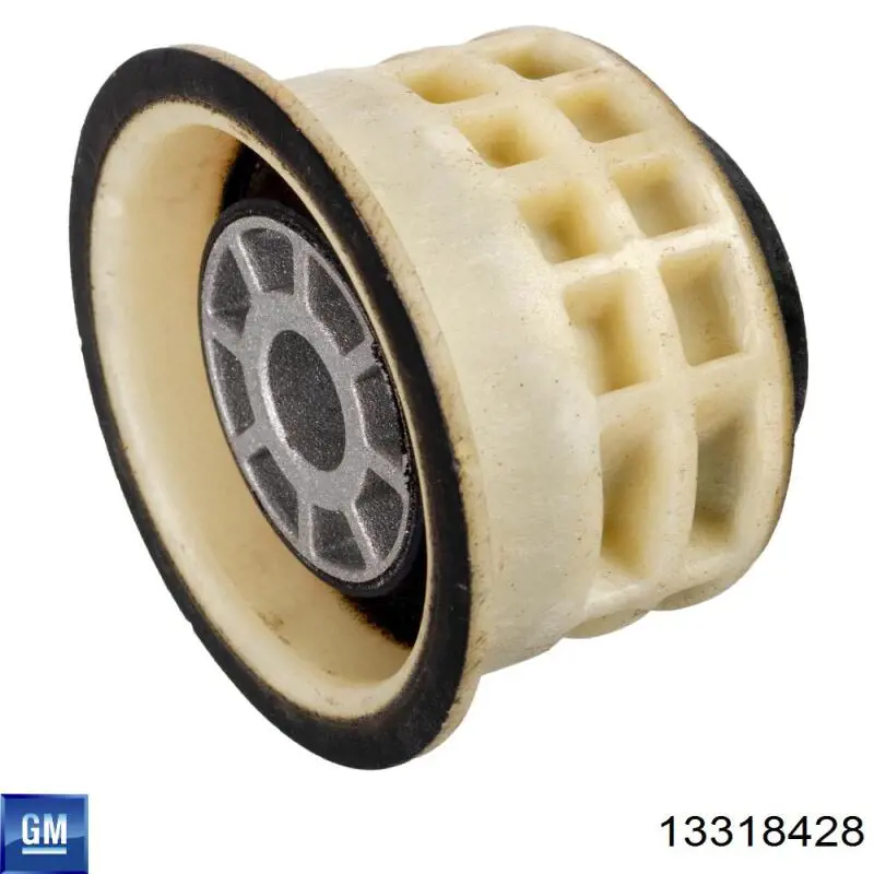 Tuleja (poduszka) przedniej belki 13318428 General Motors