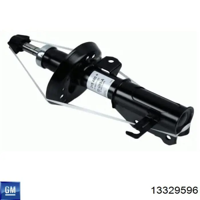 Do koszyka 13329596 General Motors Amortyzator przedni prawy