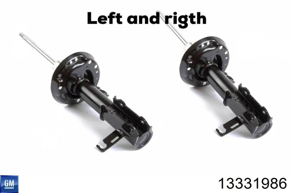 Do koszyka 13331986 General Motors Amortyzator przedni lewy
