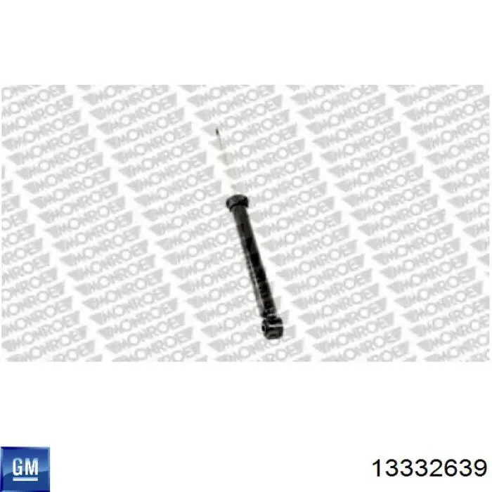 Do koszyka 13332639 General Motors Amortyzator tylny