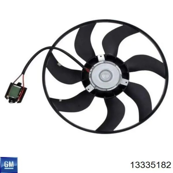 Wentylator elektryczny układu chłodzenia kompletny (silnik+wirnik) General Motors 13335182 cena, od 42,84 USD