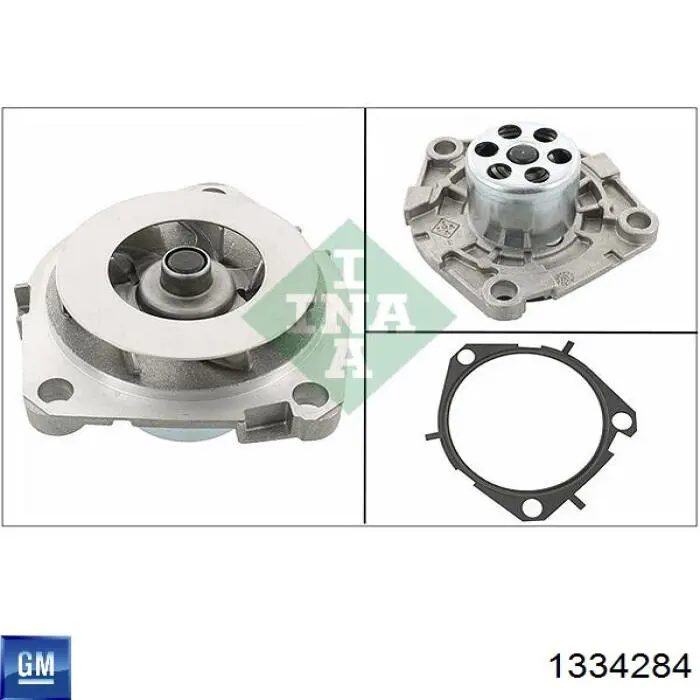 Pompa chłodząca wodna General Motors 1334284 cena, od 29,43 USD