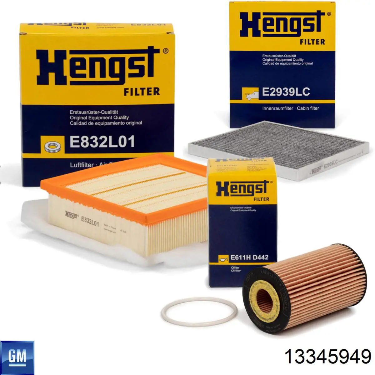Do koszyka 13345949 General Motors Filtr kabiny
