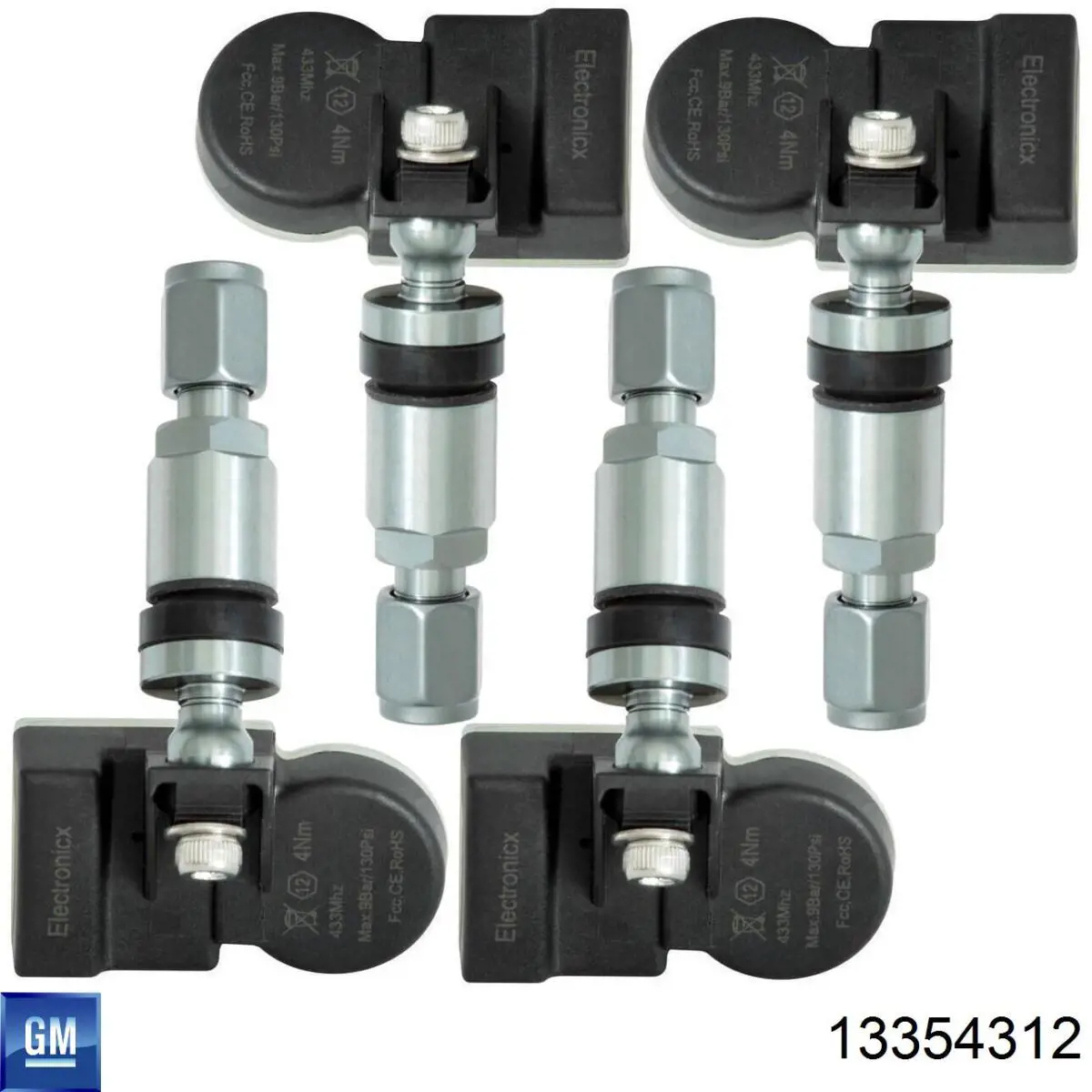 Do koszyka 13354312 General Motors Czujnik ciśnienia w oponach