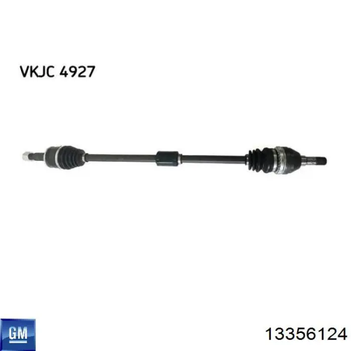 Półoś napędowa przednia prawa Opel 13356124 cena, od 124,13 USD