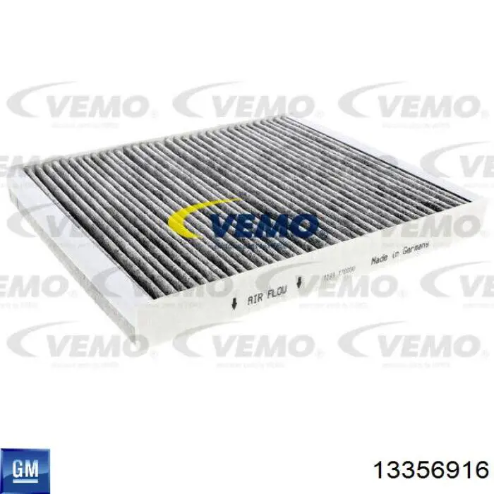 Filtr kabiny General Motors 13356916 cena, od 13,11 USD