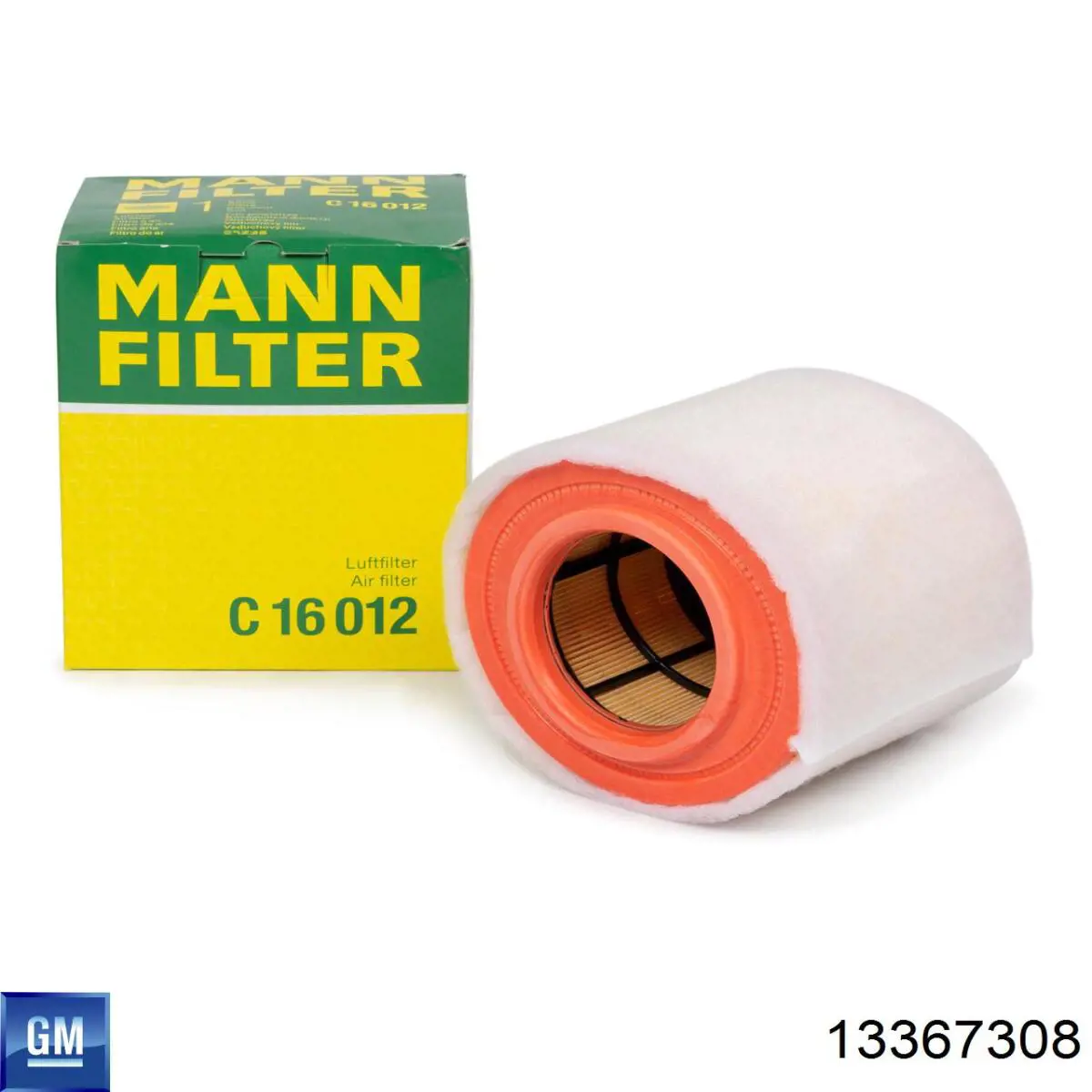 Filtr powietrza General Motors 13367308 cena, od 17,73 USD