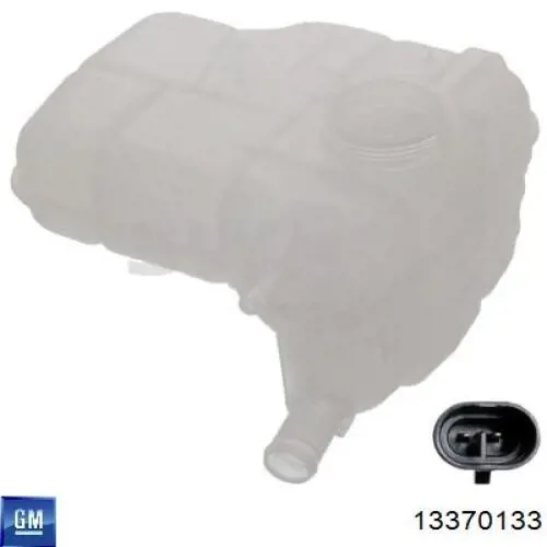 13370133 General Motors Zbiorniczek wyrównawczy układu chłodzenia