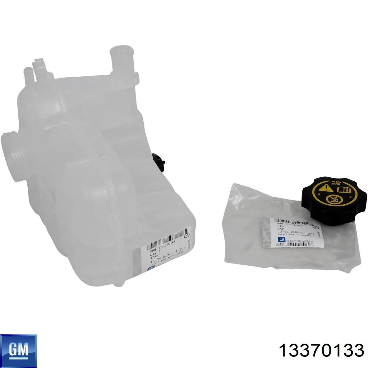 Zbiorniczek wyrównawczy układu chłodzenia 13370133 General Motors