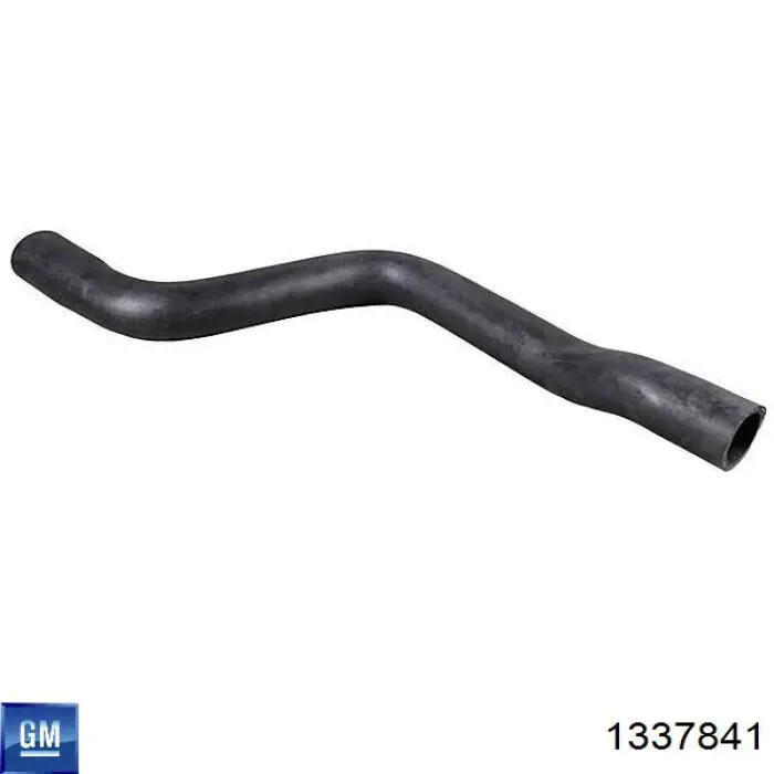 Do koszyka 1337841 Opel Przewód (króciec) chłodnicy górny