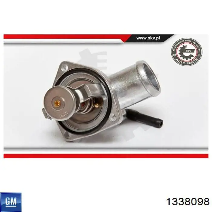 Do koszyka 1338098 General Motors Obudowa termostatu