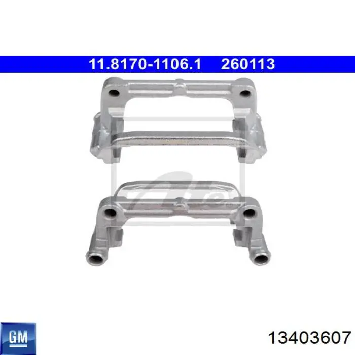 Jarzmo zacisku hamulcowego tylnego General Motors 13403607 cena, od 9,14 USD