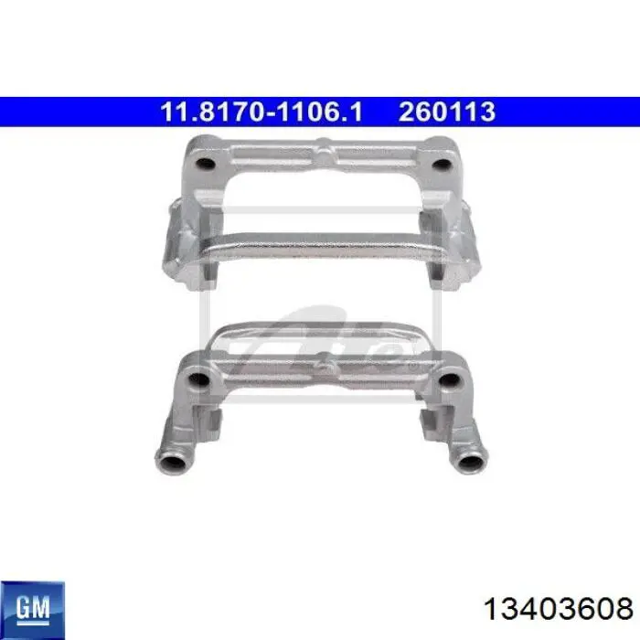 Jarzmo zacisku hamulcowego tylnego General Motors 13403608 cena, od 9,14 USD