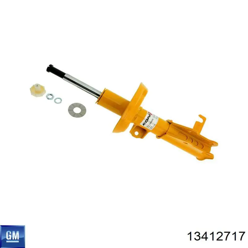 Do koszyka 13412717 General Motors Amortyzator przedni prawy