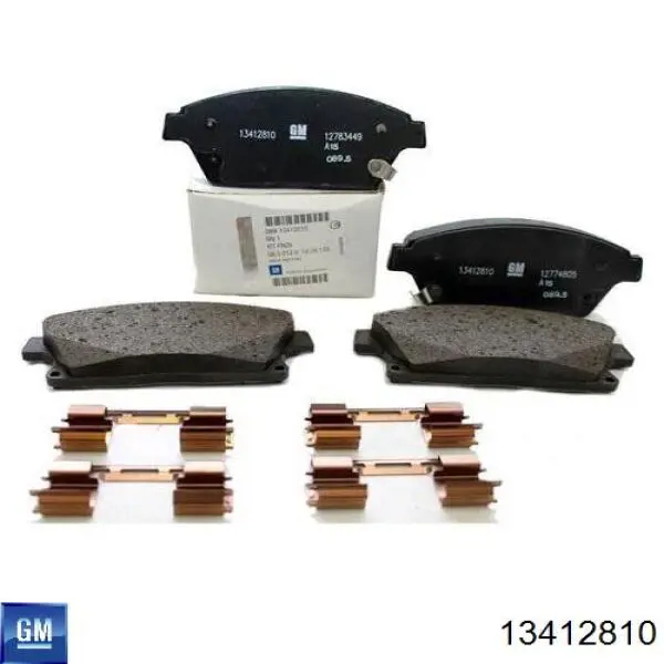 Klocki hamulcowe przednie tarczowe General Motors 13412810 cena, od 27,25 USD
