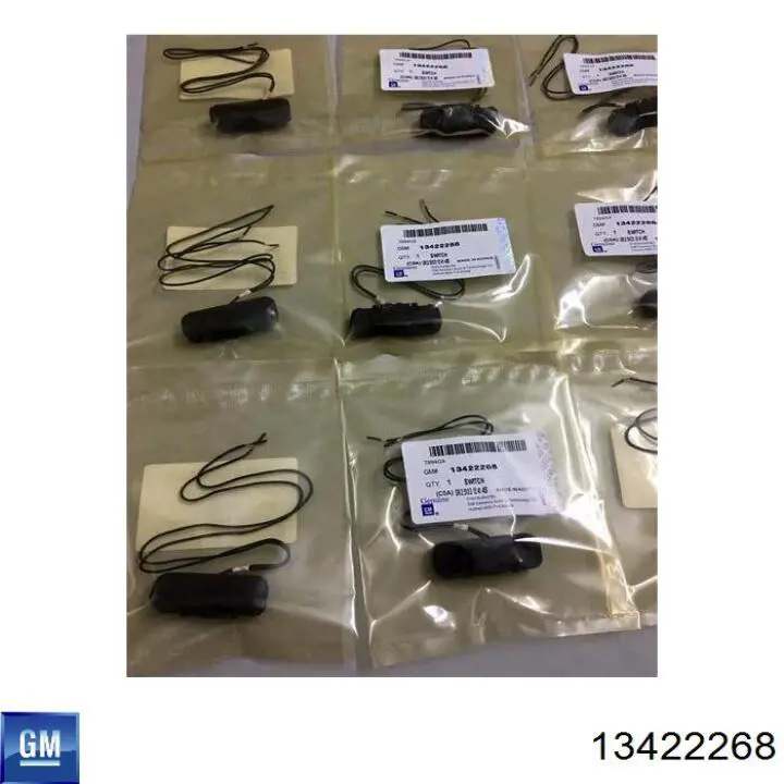 Przycisk blokady klapy bagażnika (drzwi 3/5) 13422268 General Motors