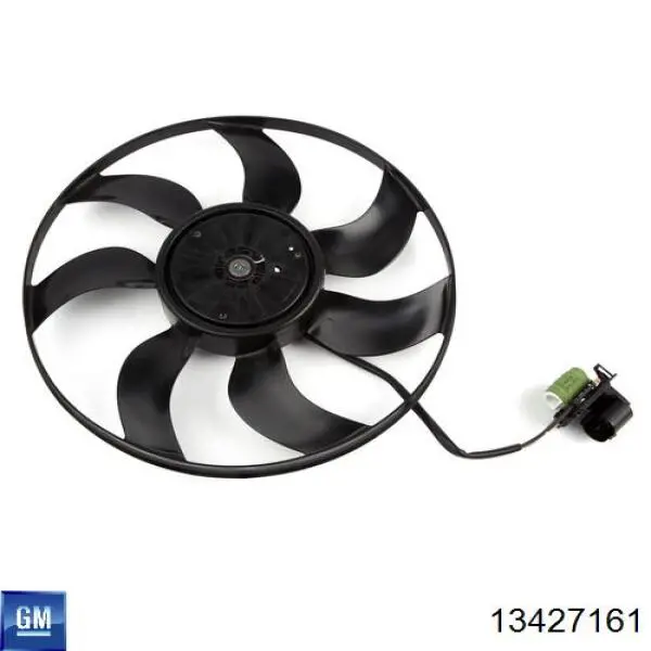 Wentylator elektryczny układu chłodzenia kompletny (silnik+wirnik) General Motors 13427161 cena, od 161,74 USD