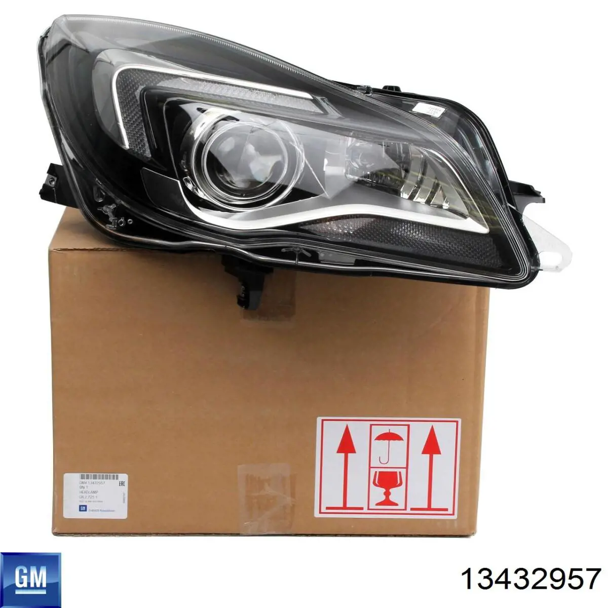 Reflektor prawy General Motors 13432957 cena, od 1333,96 USD
