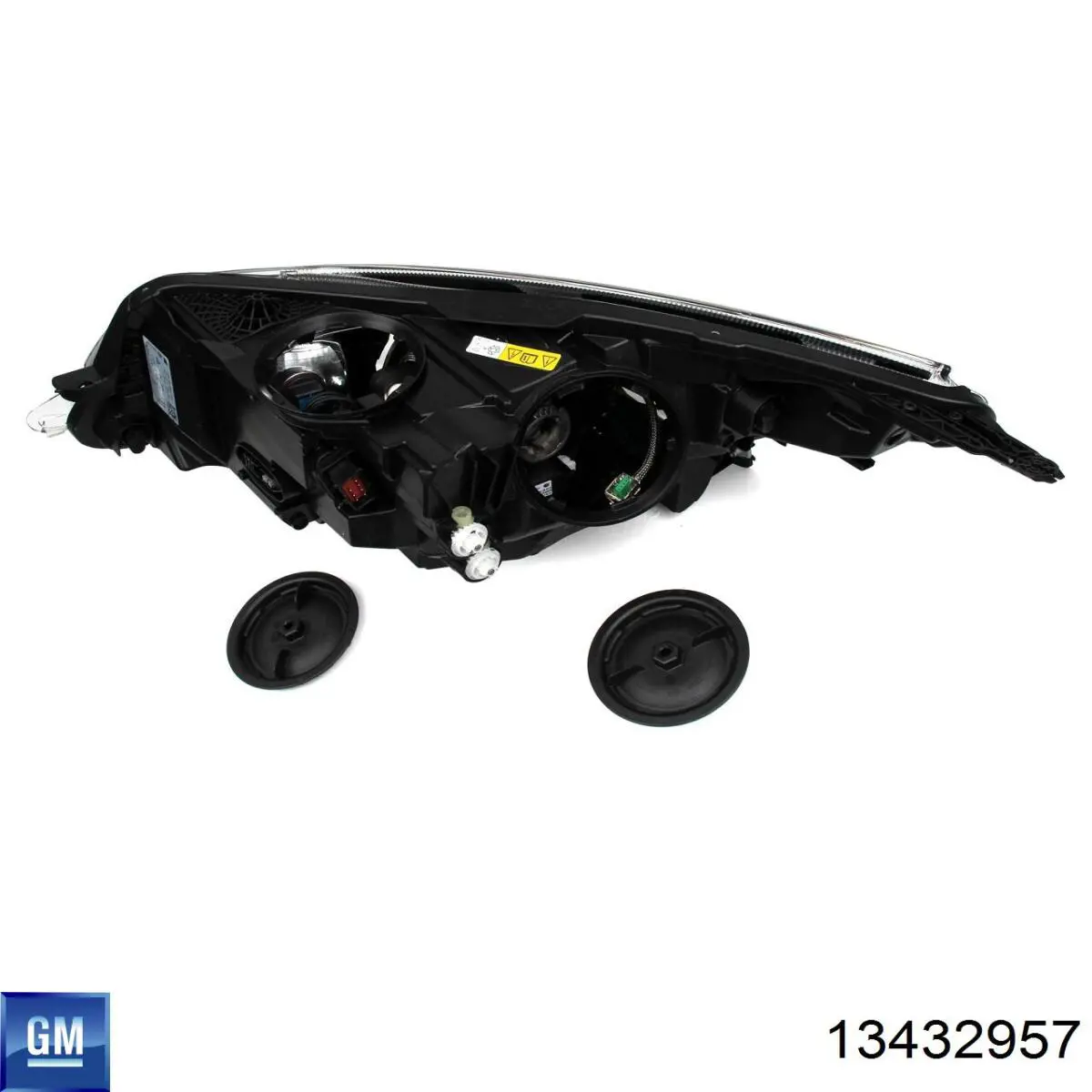 Do koszyka 13432957 General Motors Reflektor prawy