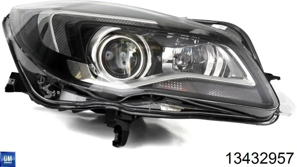 Reflektor prawy 13432957 General Motors