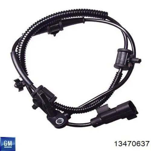 Do koszyka 13470637 General Motors Czujnik ABS przedni