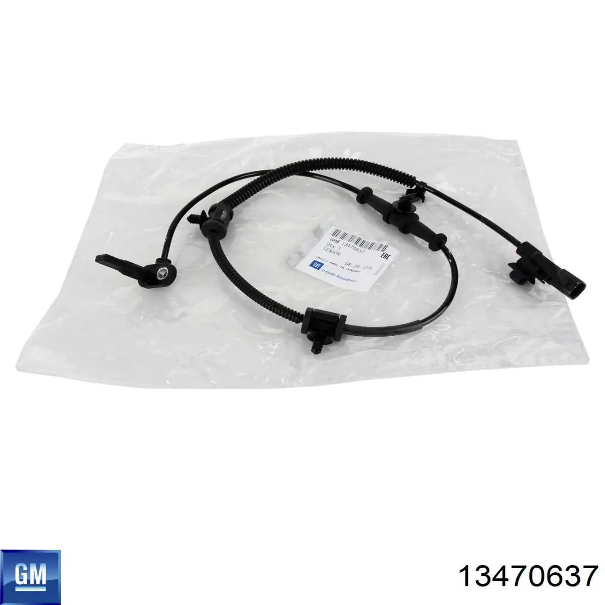 13470637 General Motors Czujnik ABS przedni