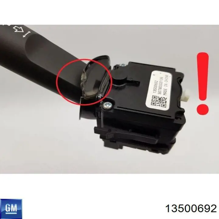 13500692 General Motors Przełącznik zespolony lewy