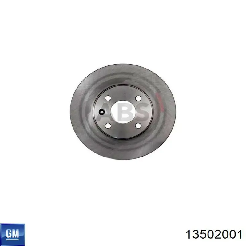 13502001 General Motors Tarcza hamulcowa przednia