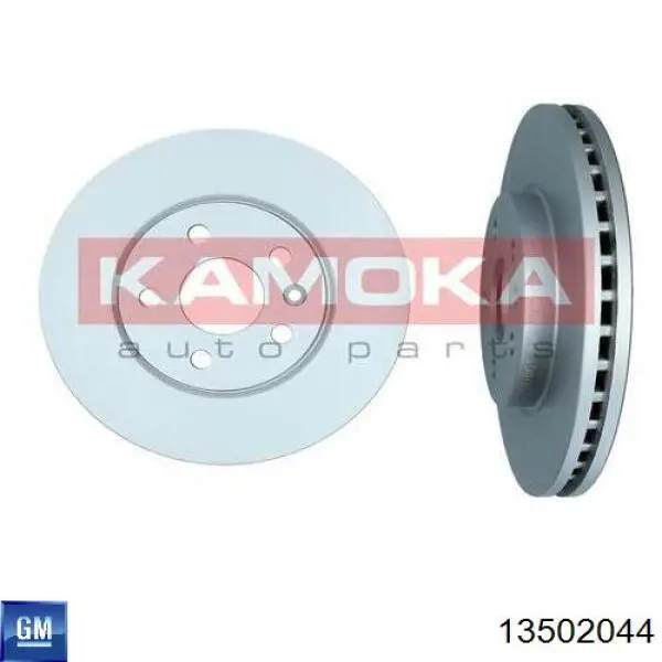 Tarcza hamulcowa przednia 13502044 General Motors