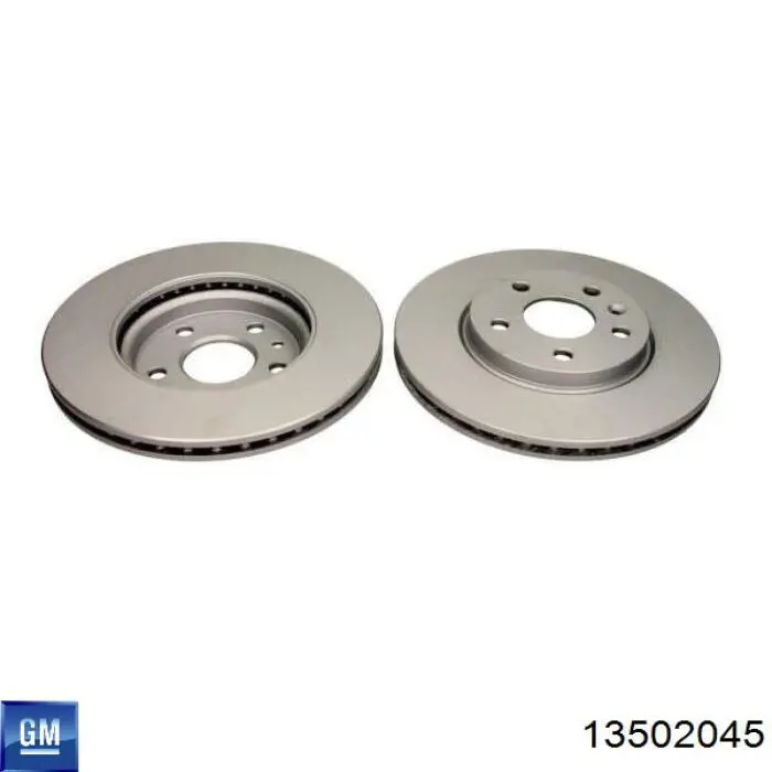 Do koszyka 13502045 General Motors Tarcza hamulcowa przednia