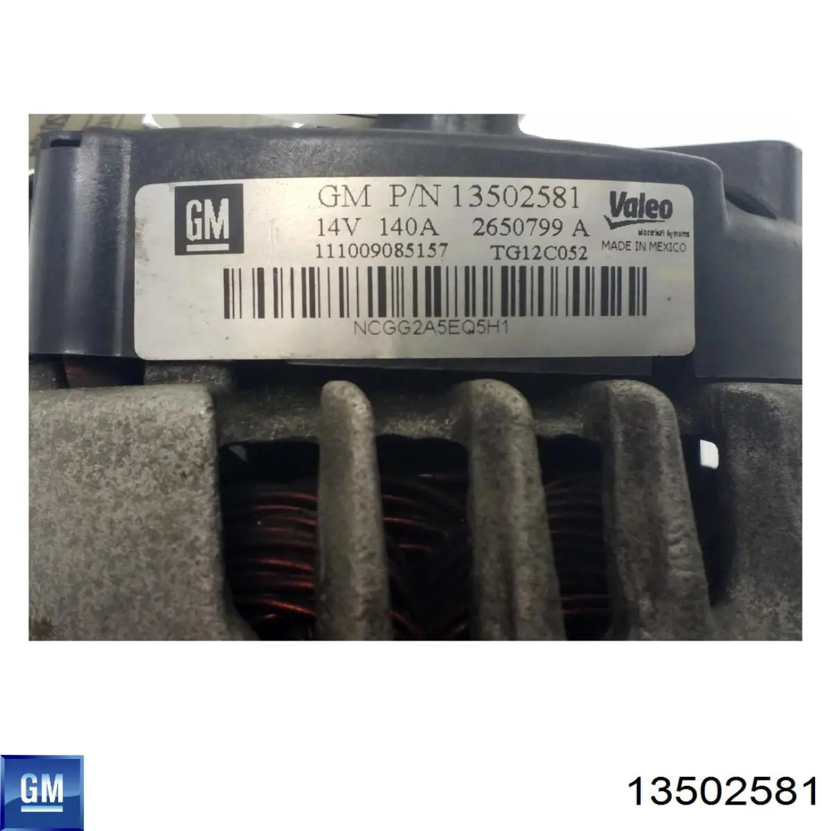 Alternator General Motors 13502581 cena, od 249,30 USD