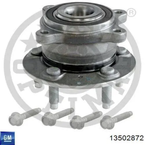 Do koszyka 13502872 General Motors Piasta tylna