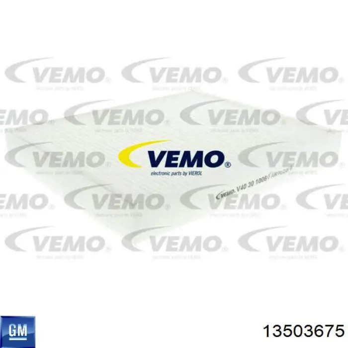 Filtr kabiny General Motors 13503675 cena, od 10,24 USD